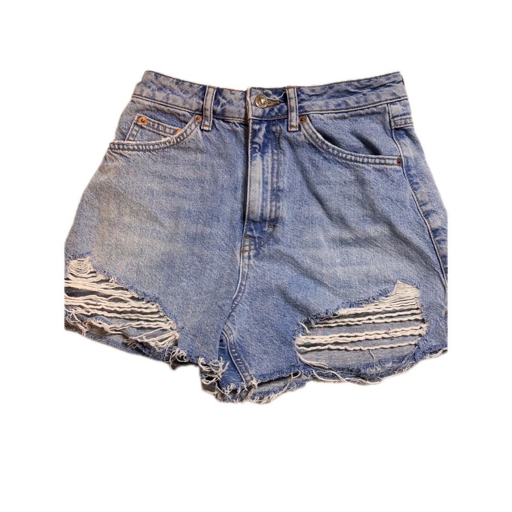 Topshop distressed Jean‎ shorts size 2